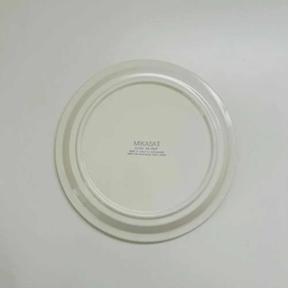 MIKASA CC003 Bo-Beep Green Trim Accents Child's Plate